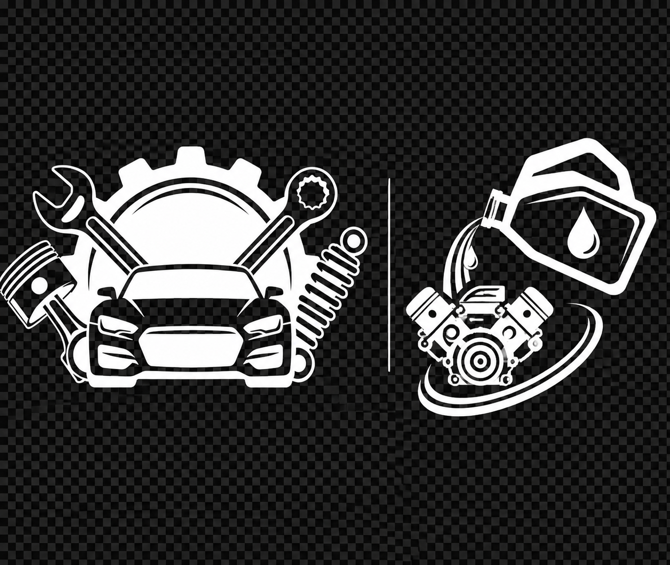 Premium automotive service background